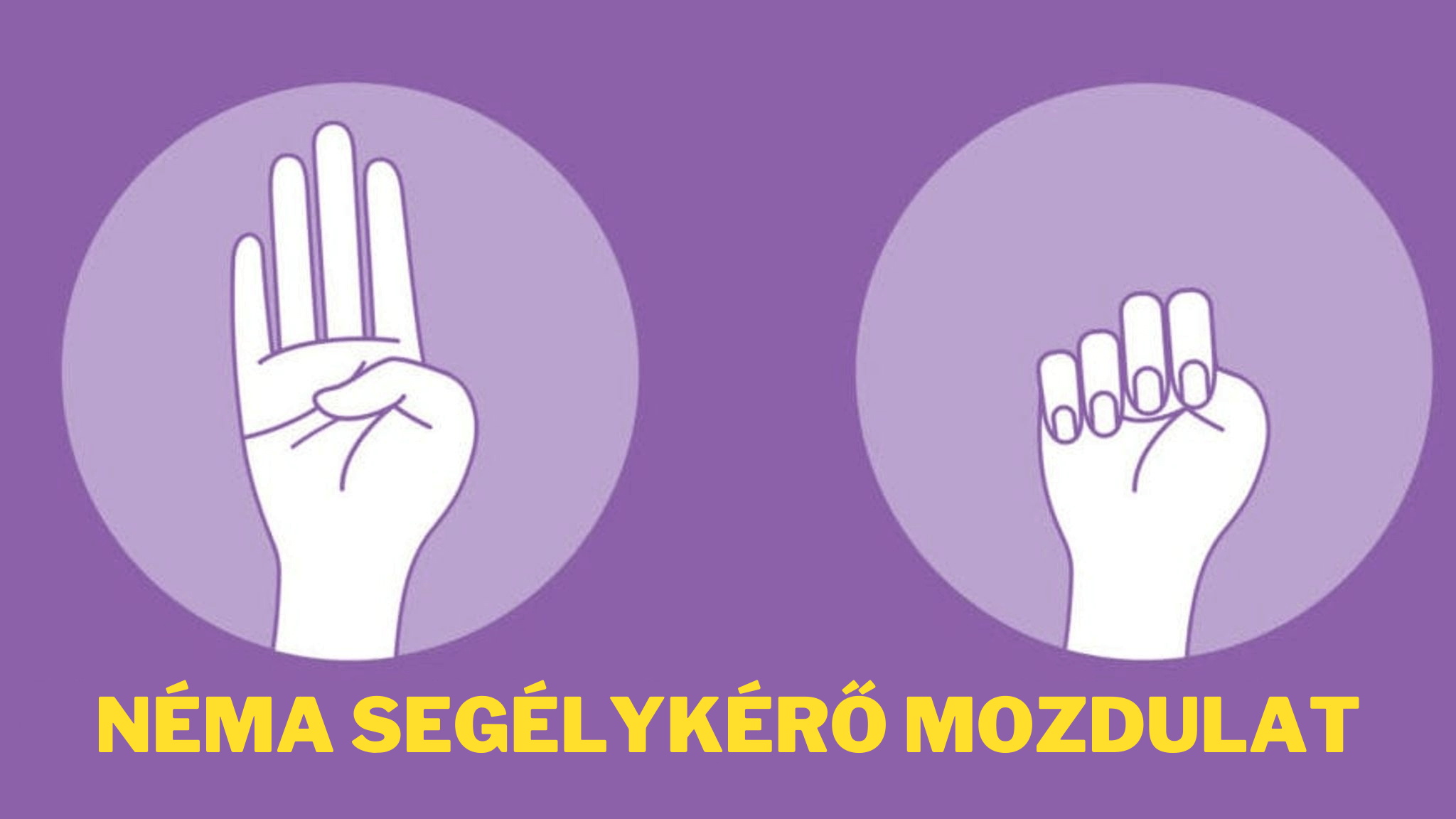 A néma segélykérő mozdulat